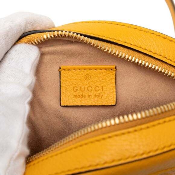 GUCCI Cream Leather Shoulder Bag - Picture 5 of 6